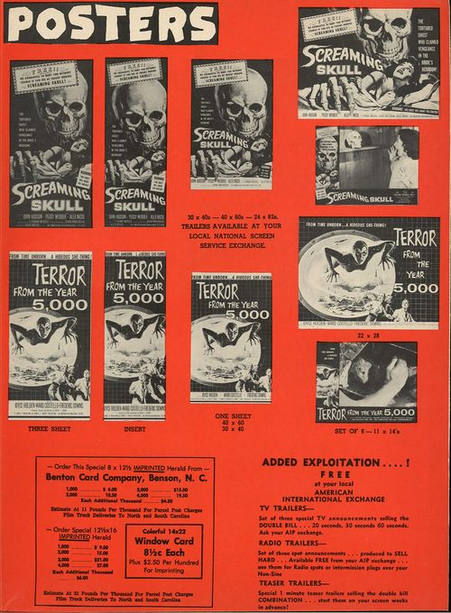 screaming skull pressbook