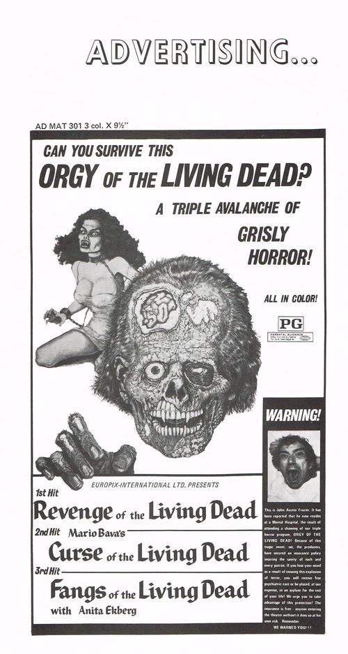 orgy of the living dead pressbook