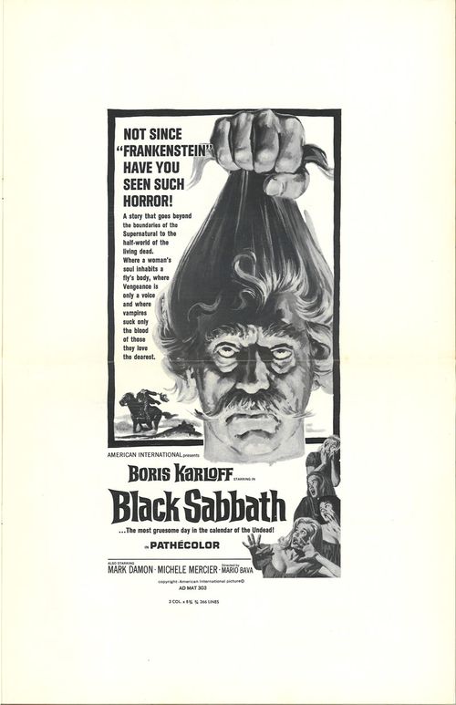black sabbath pressbook