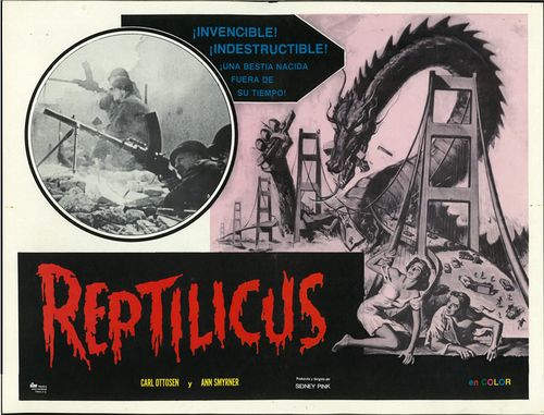 reptilicus mexican lobby card