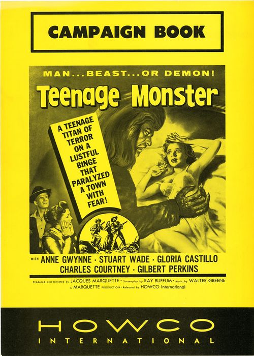 teenage monster pressbook