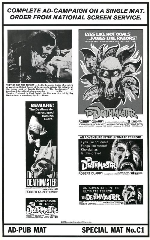 the deathmaster pressbook