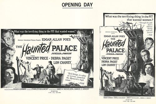 haunted palace pressbook