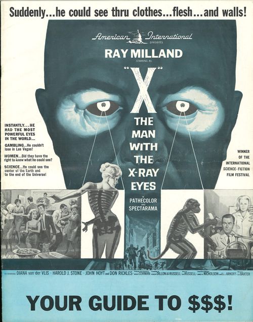 man with the x-ray eyes pressbook