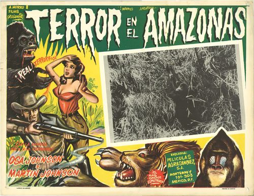 Terror En EL Amazonas mexican Lobby Card