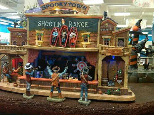 lemax spooky town shooting gallery