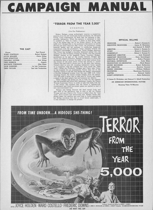 terror from the year 5000 pressbook