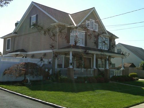 halloween spider house