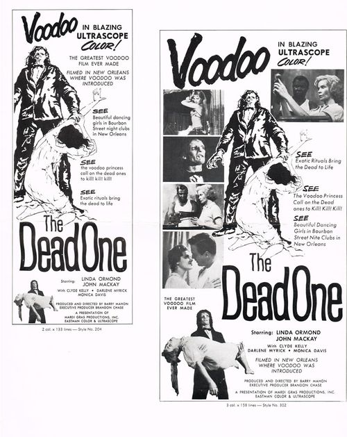 voodoo the dead one pressbook