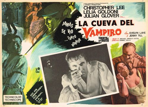 la cueva del vampiro mexican lobby card