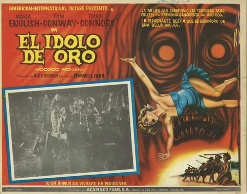 El Idolo De Oro (Voodoo Woman) Mexican Lobby Card