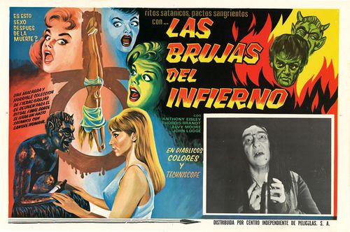 Mexican Lobby Card Las Brujas Del Infierno