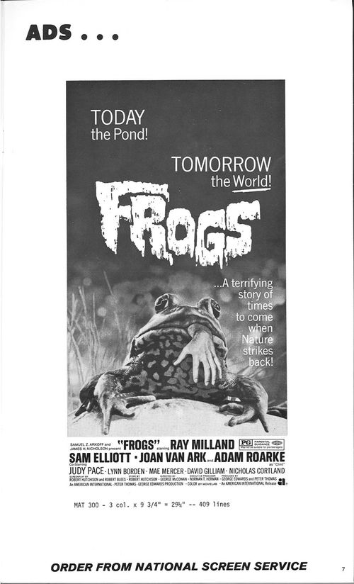 frogs pressbook