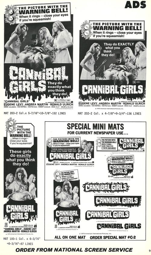 cannibal girls pressbook
