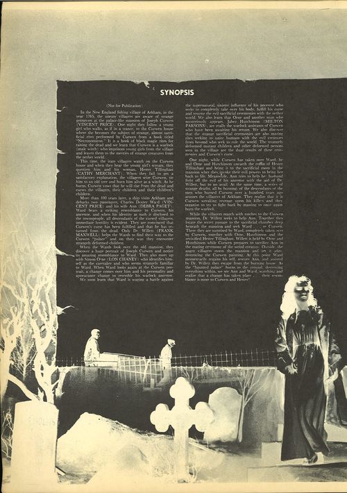 haunted palace pressbook