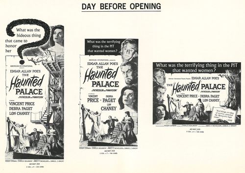 haunted palace pressbook