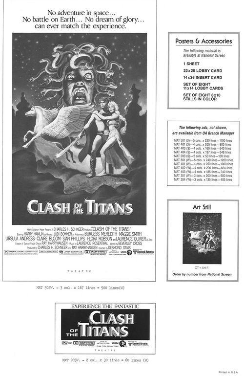 clash of the titans pressbook