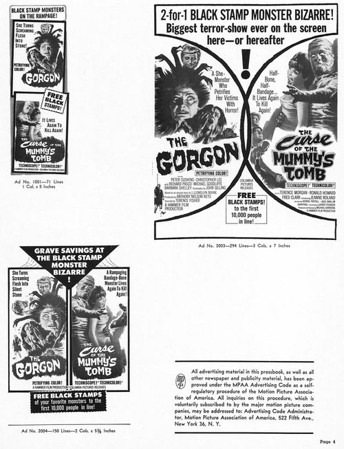 the gorgon pressbook