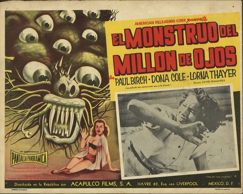 El Monstruo Del Millon De Ojos mexican lobby card