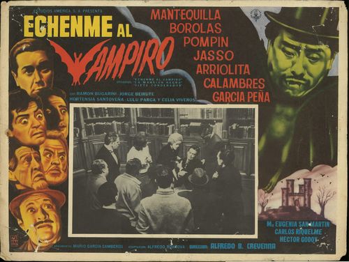 Echenme Al Vampiro Mexican Lobby Card