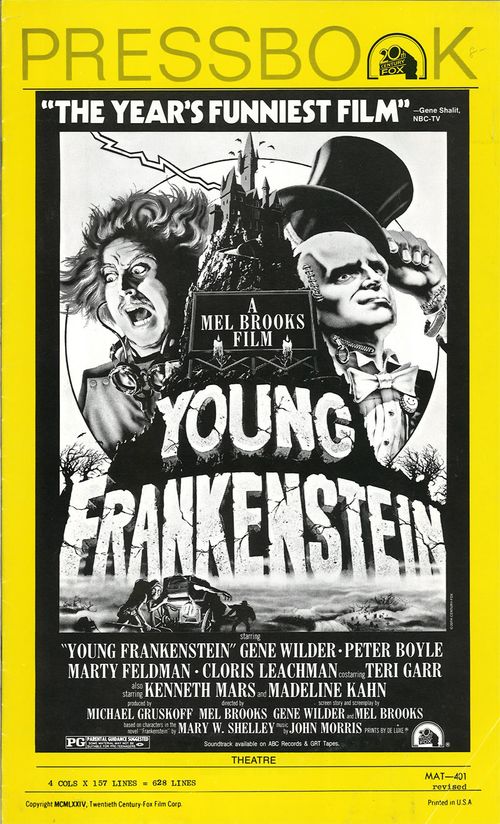 young frankenstein pressbook
