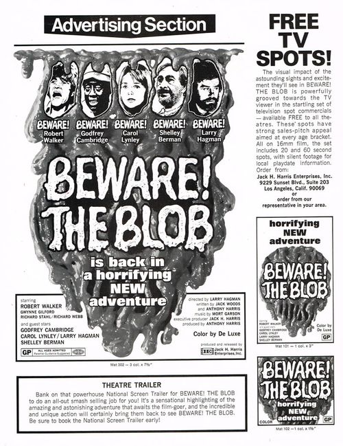 beware the blob pressbook