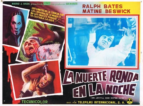 la muerte ronda en la noche mexican lobby card