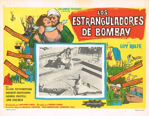 Los Estranguladores De Bombay Mexican Lobby Card