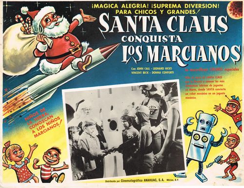 santa claus conquers the martians mexican lobby card