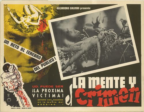 La Mente Y Crimen Mexican Lobby Card