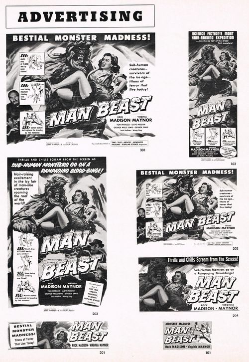 man beast pressbook