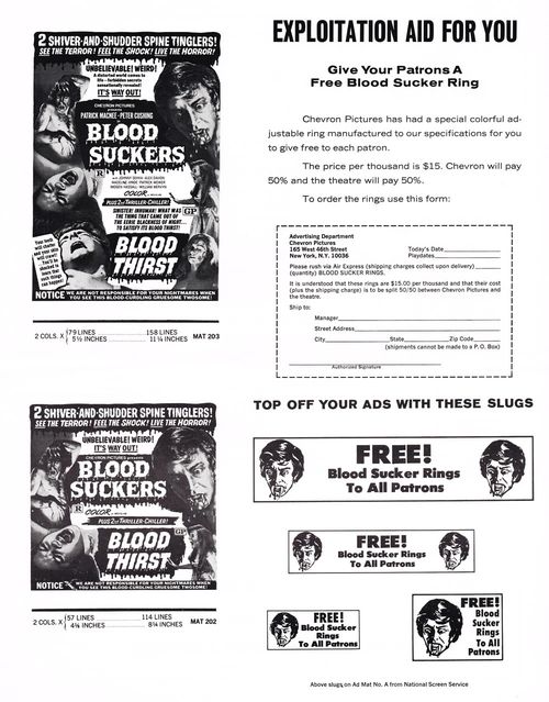 blood suckers blood thirst pressbook