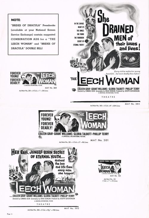 the leech woman pressbook