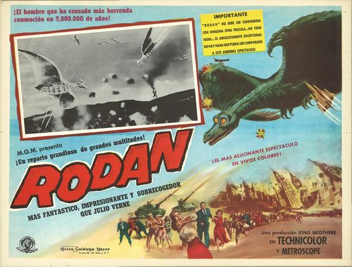 rodan mexican lobby card