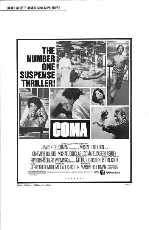 coma movie pressbook
