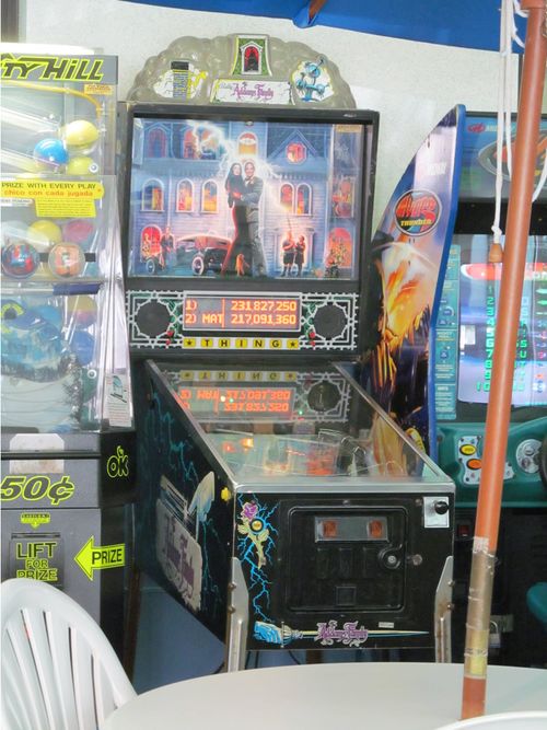 addams family pinball game