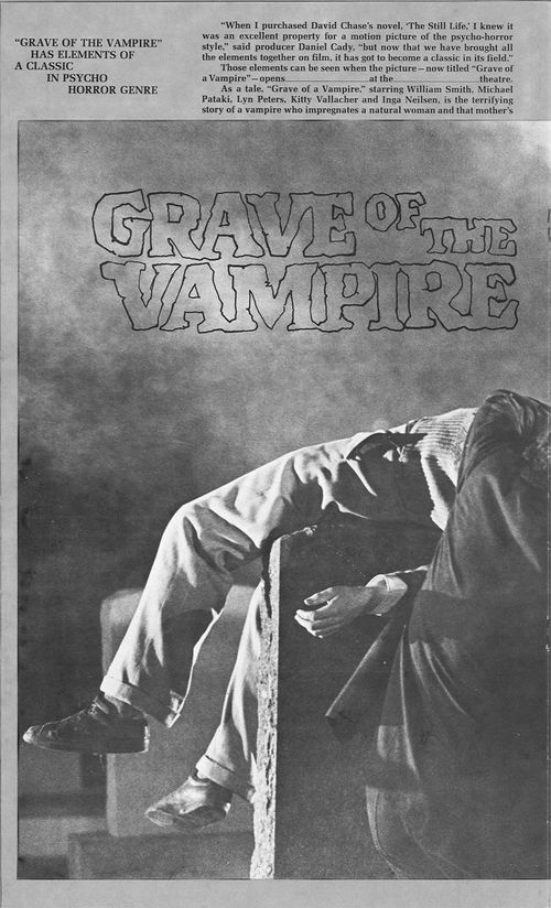 grave of the vampire pressbook