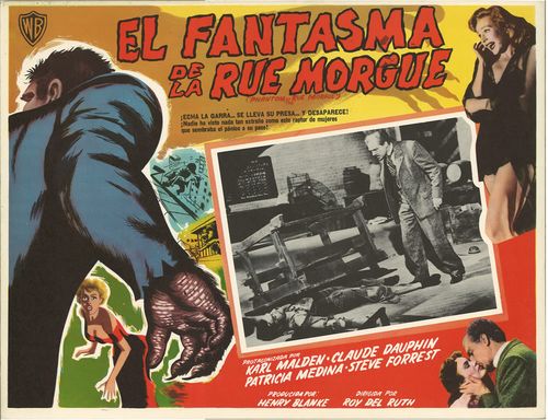 El Fantasma De La Rue Morgue Mexican Lobby Card