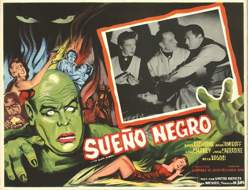 sueno negro mexican lobby card