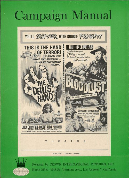devil's hand bloodlust pressbook