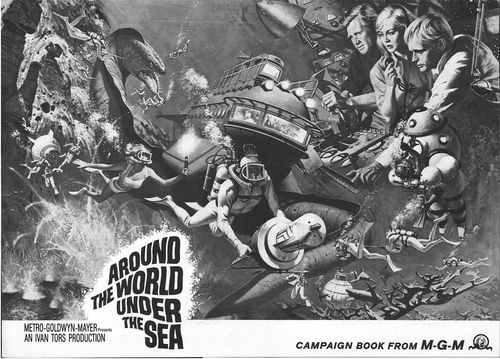around the world under the sea pressbook