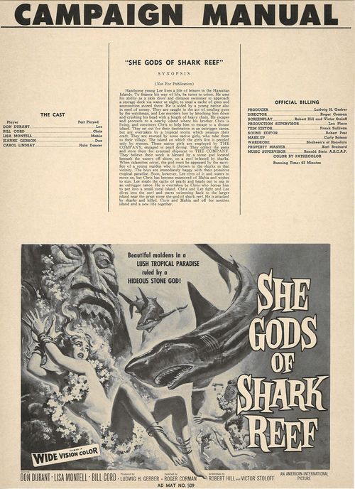 she gods of shark reef pressbook
