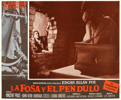 las fosa y el pendulo lobby card