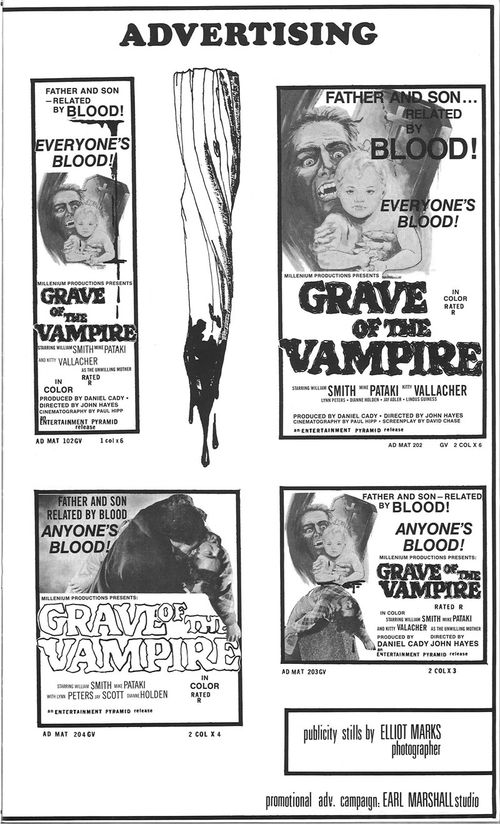 grave of the vampire pressbook