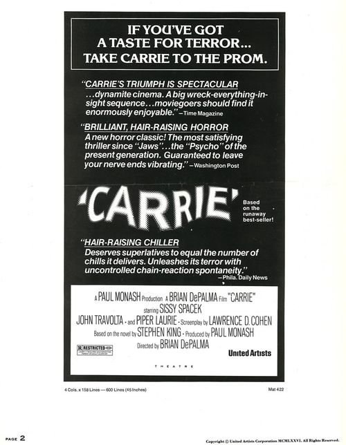 carrie pressbook