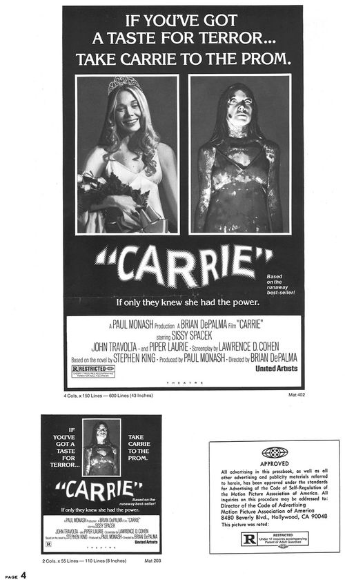 carrie pressbook