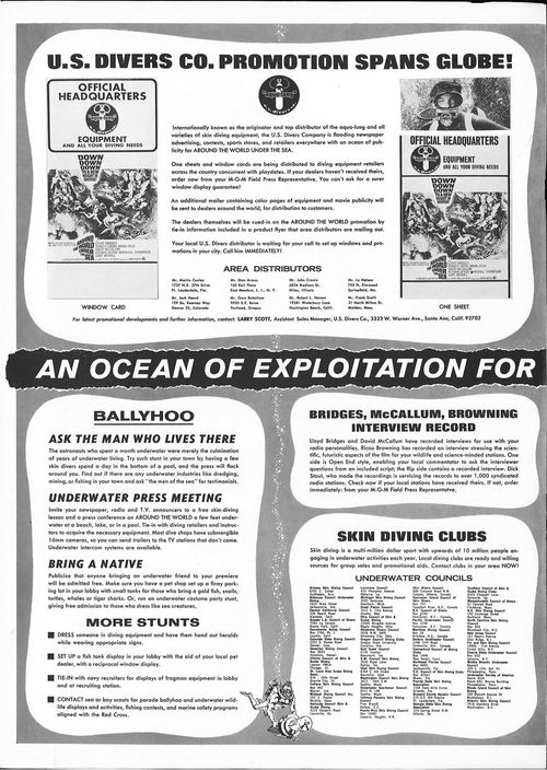 around the world under the sea pressbook