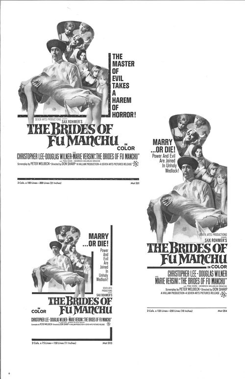 brides of fu manchu pressbook