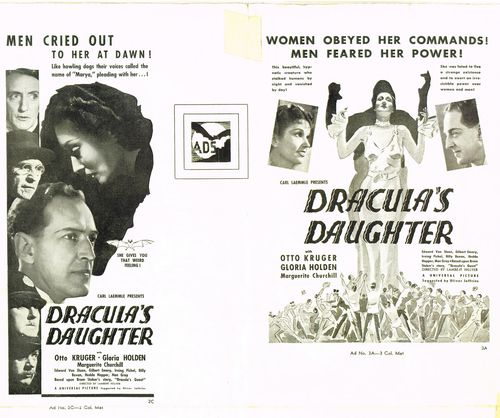 dracula's daughter pressbook