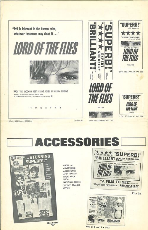 lord of the flies pressbook